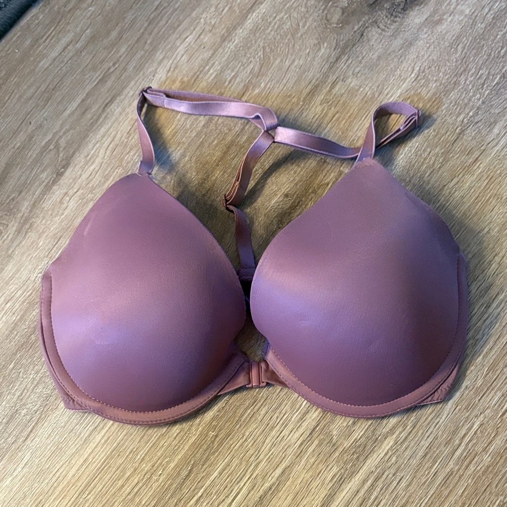 Victoria's Secret Dusty Purple Front clasp Bra